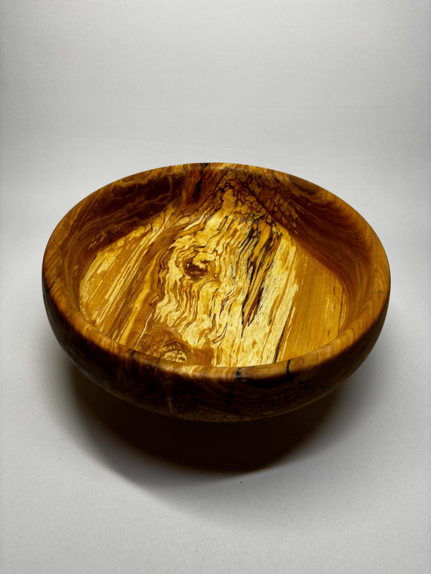 Highly Figured 9.5” x 2.5” Birch Bowl