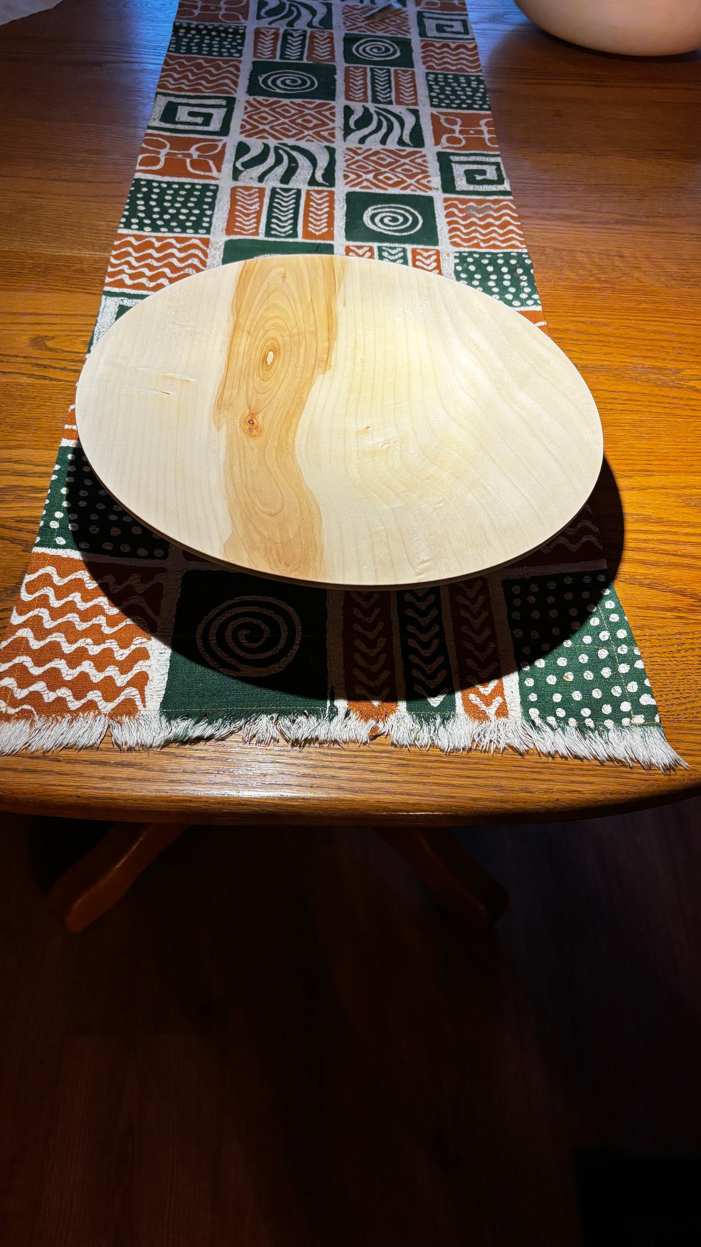 Unique 14" Maple Bowl & Platter Set