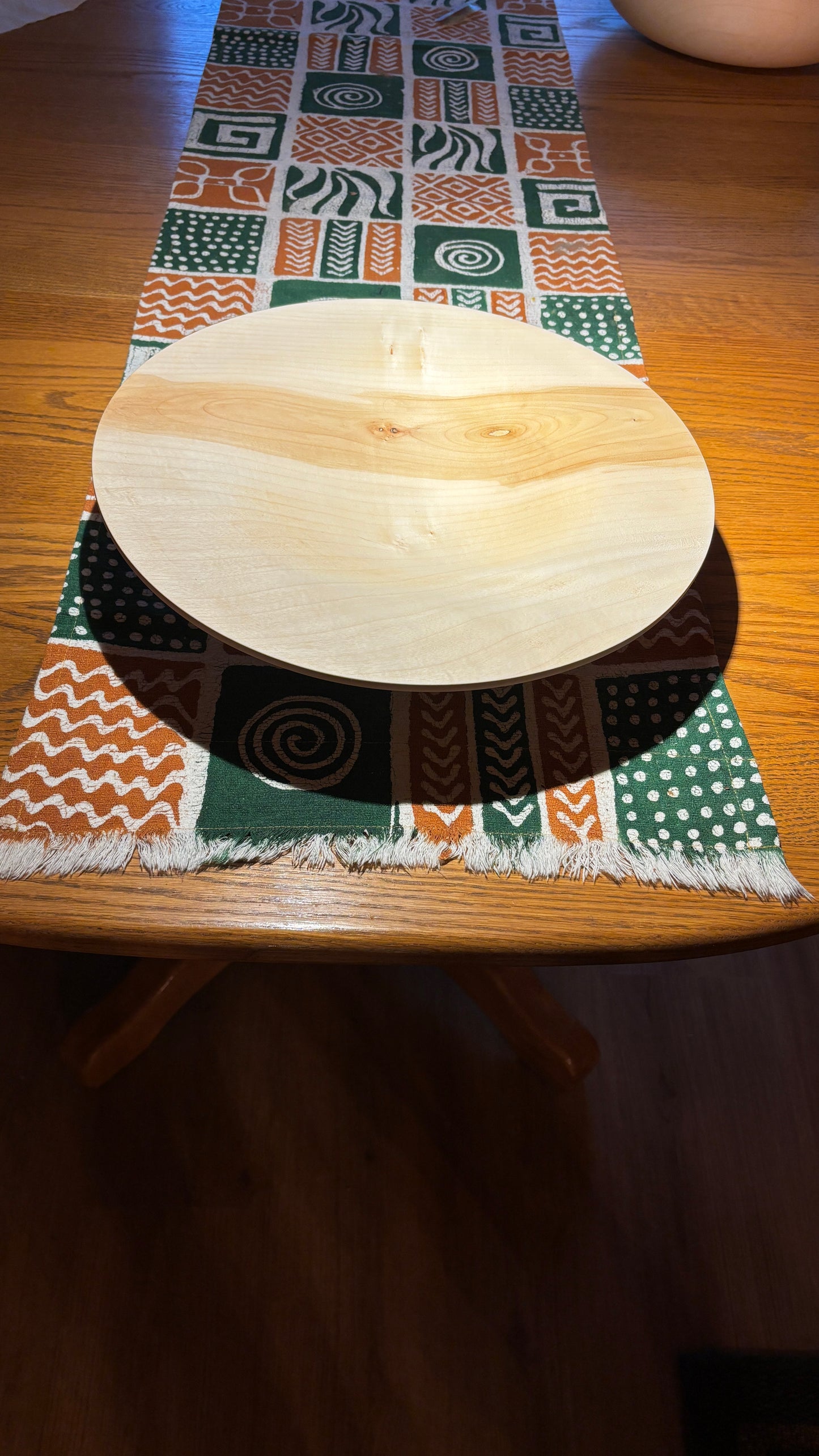 Unique 14" Maple Bowl & Platter Set
