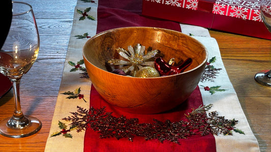 This Christmas Give A Handmade Maple Decor Bowl As A Lasting Gift.