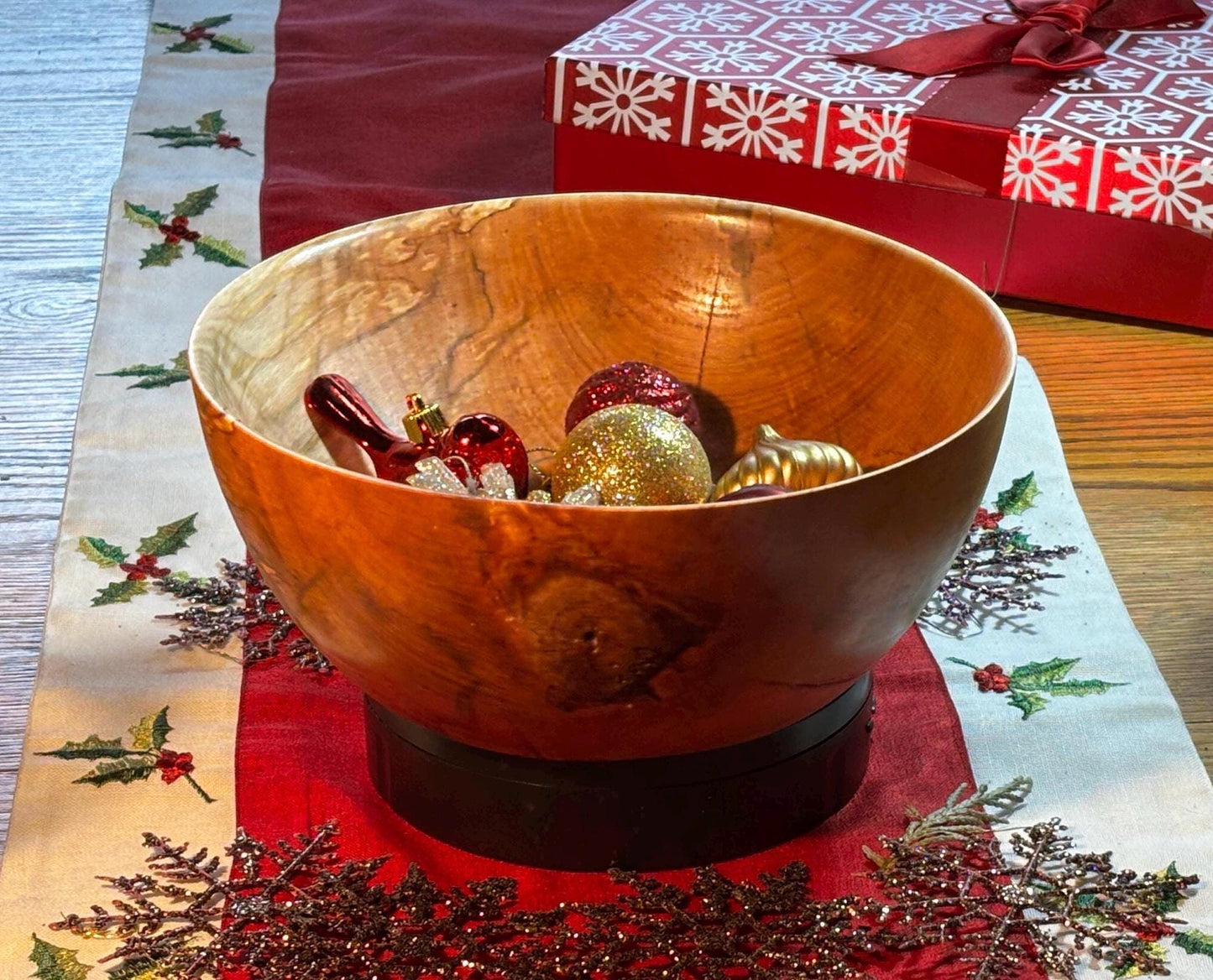 This Christmas Give A Handmade Maple Decor Bowl As A Lasting Gift.
