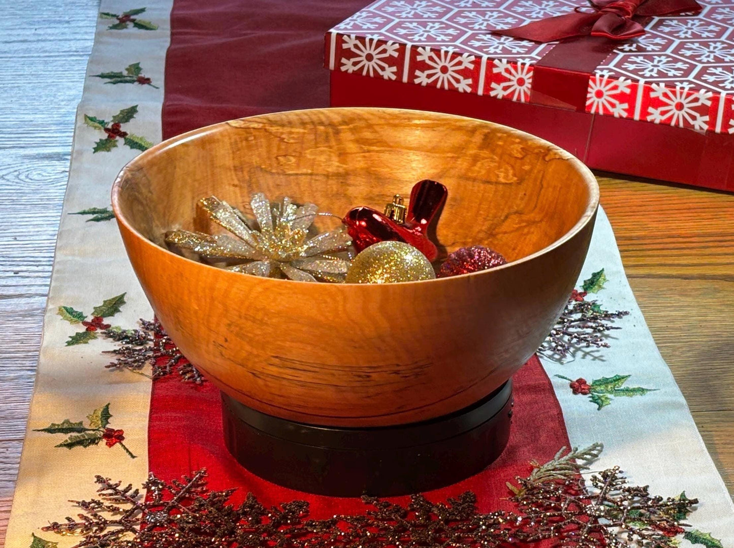 This Christmas Give A Handmade Maple Decor Bowl As A Lasting Gift.